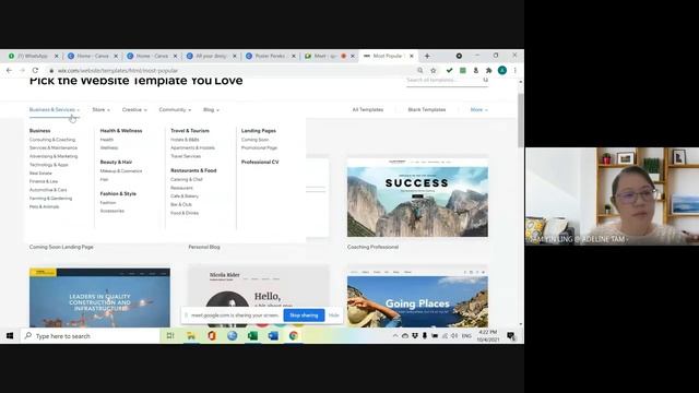 How to design using CANVA and to develop website with WIX.COM смотреть онлайн