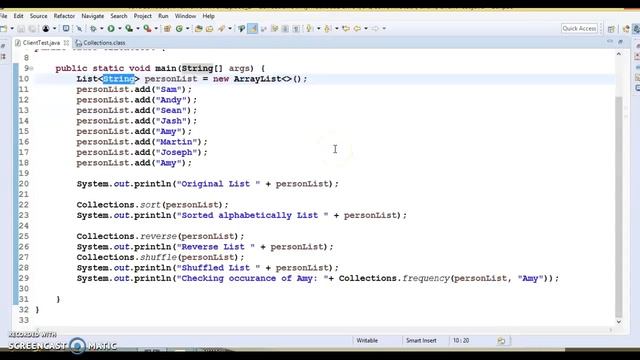 Introduction to Java Collections Class смотреть онлайн