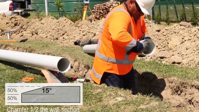 Installation of water main pipelines Iplex Movie #3 смотреть онлайн