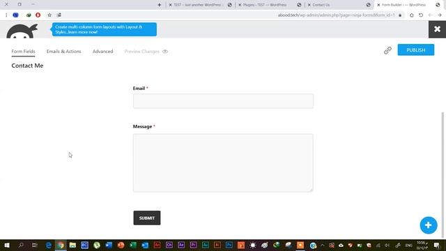 تثبيت نموذج إتصل بنا على الووردبريس Install Contact Form on WordPress Using Ninja Form смотреть онлайн