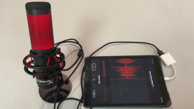 Connecting HyperX QuadCast Microphone to iPad смотреть онлайн