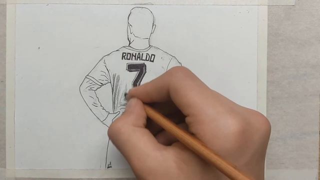 How to draw Cristiano Ronaldo/ Как нарисовать Криштиану Роналду смотреть онлайн