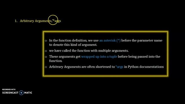 Python Programming :Variable function arguments смотреть онлайн