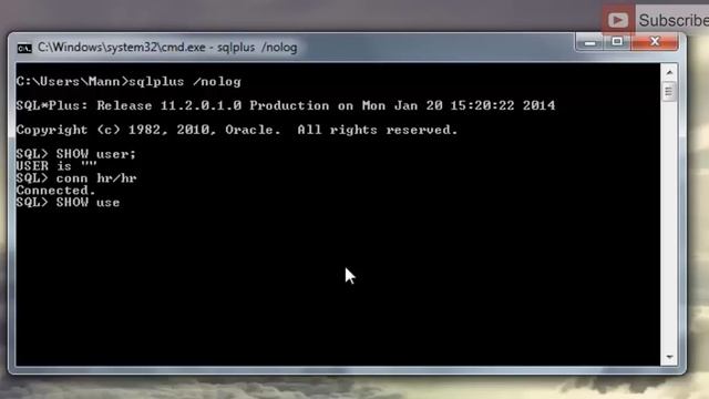 Oracle Database tutorials 4: database connectivity using SQL developer and command prompt смотреть онлайн