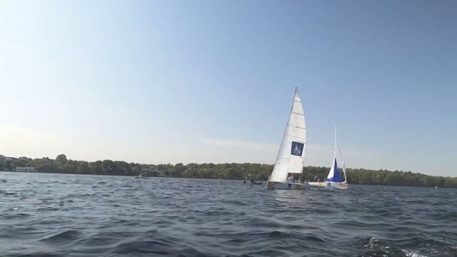 Match Race | Sailing Academy Autumn Cup 2020 Шаповалов - Олонцев. Огибание нижнего знака смотреть онлайн