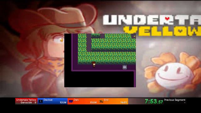 Undertale Yellow Genocide Speedrun (15:46.87) смотреть онлайн