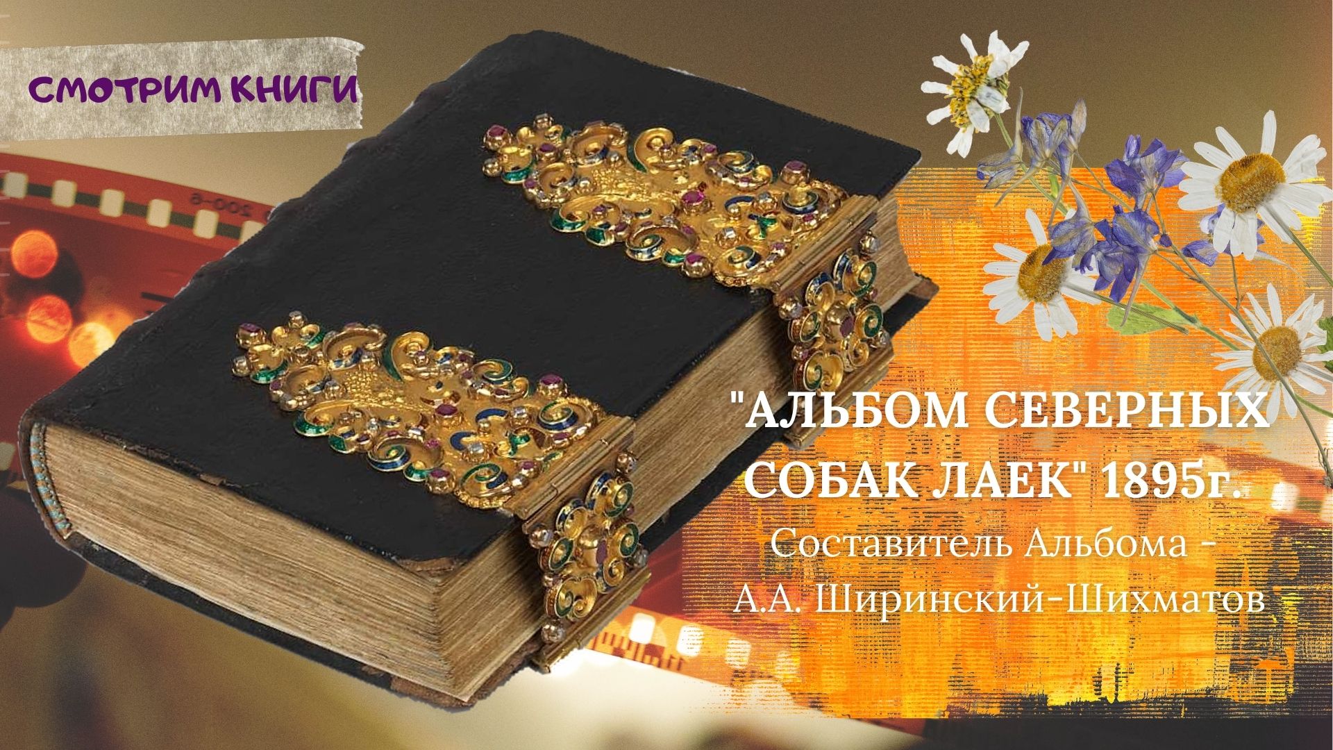 "АЛЬБОМ СЕВЕРНЫХ СОБАК ЛАЕК" 1895г. 
Составитель Альбома - Князь Андрей Ширинский-Шихматов.