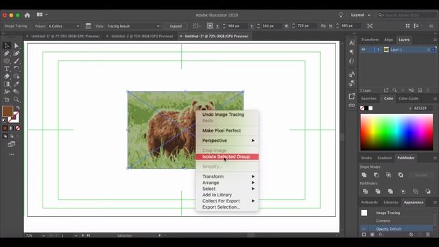 How To Trace an Image Vector in Adobe Illustrator 2020 смотреть онлайн