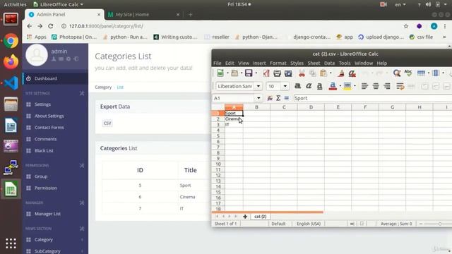 Export App Data | Python and Django смотреть онлайн