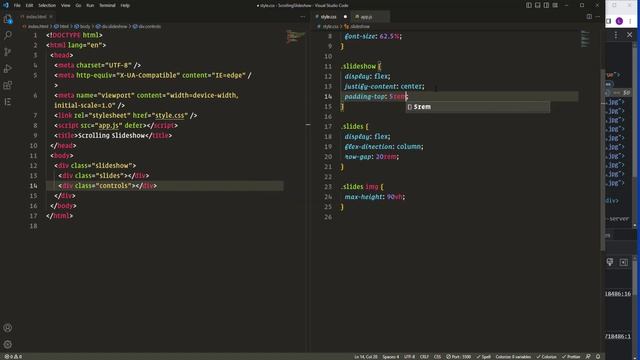 How to Create Slideshow on Scroll with HTML, CSS, and JavaScript смотреть онлайн
