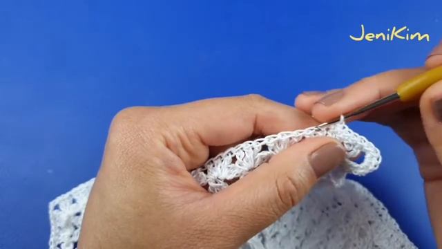 Квадратная салфетка Тала крючком МК 4ч(13-15р) смотреть онлайн