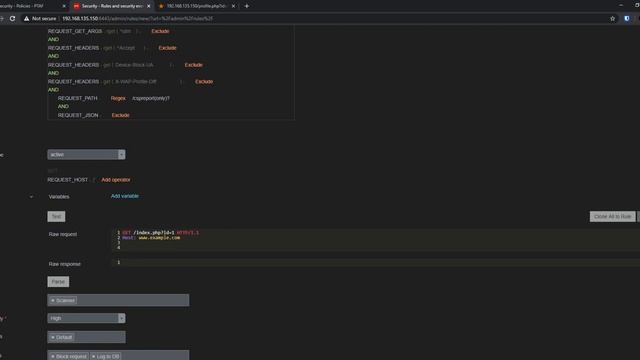 PT Application Firewall. 4 Настройка правила безопасности. смотреть онлайн