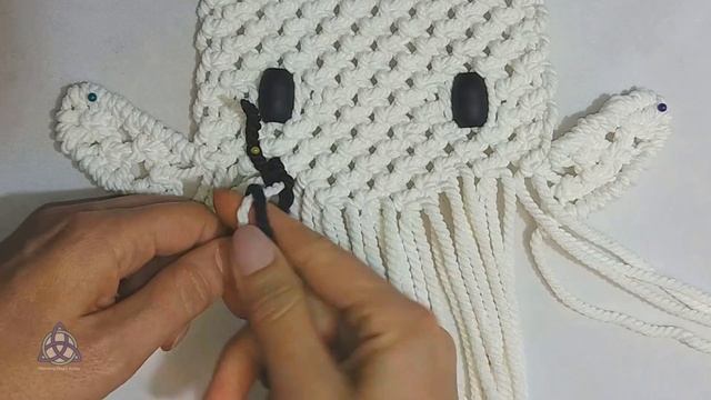 DIY Macrame Halloween Ghost for Kids - Macrame Wall Hanging Tutorial смотреть онлайн