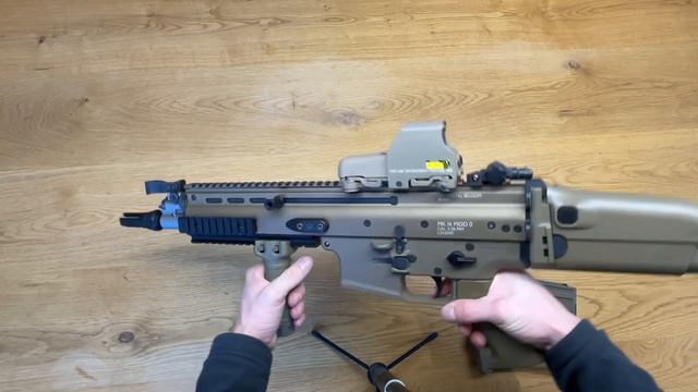 [English] FN SCAR L CQC Tokyo Marui Airsoft AEG NGRS смотреть онлайн