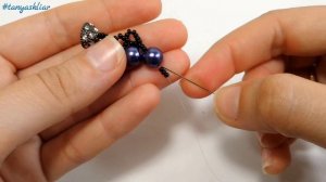 Колье из Бисера и Бусин Мастер Класс Beebeecraft / Necklace from Beads and Beads Master Class