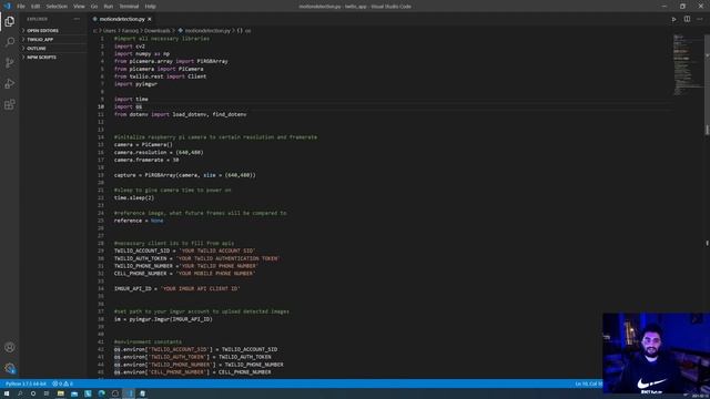 Create a smart home security system! | Raspberry Pi DIY Project for Beginners using OpenCV смотреть онлайн