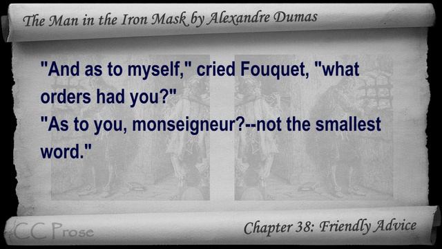 Chapter 38 - The Man in the Iron Mask by Alexandre Dumas - Friendly Advice смотреть онлайн