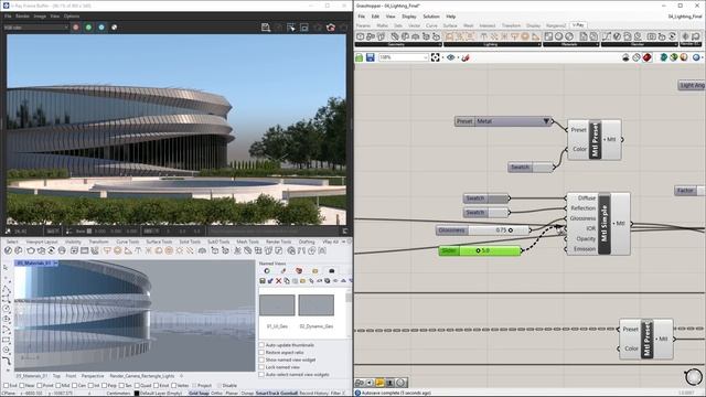 V-Ray For Grasshopper – Working With Materials