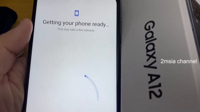 Samsung Galaxy A12 Android Version 11 Unboxing and First Time Setup Progress SM-A127F/DS смотреть онлайн