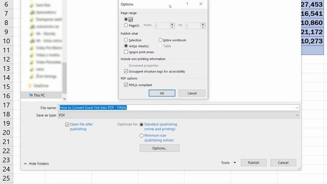 How to Convert an Excel File into PDF смотреть онлайн