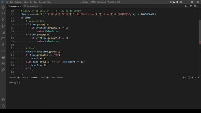 Working 9 to 5 -Problem Set 7 (CS50's Introduction to Programming with Python) смотреть онлайн