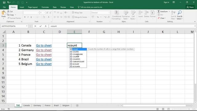 Dynamic Hyperlink Function to the Bottom of a List смотреть онлайн
