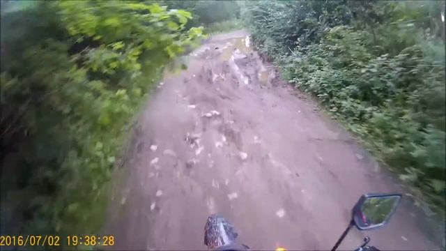 Второе видео про покатушки на мотоцикле Lifan GY-5A смотреть онлайн