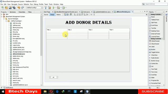 Blood Bank Management System in java (JFrame, Netbeans, Mysql) Complete Project (step by step) смотреть онлайн
