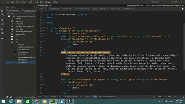 Bootstrap 4 Accordion with Arrow смотреть онлайн