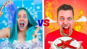 ХОЛОДНЫЕ или ГОРЯЧИЕ ПРАНКИ! 24 ЧАСА разыгрываю своего парня