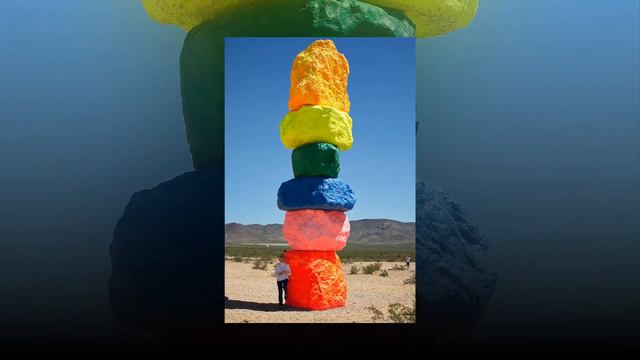 Seven Magic Mountains, Las Vegas, Nevada, 04/12/2017 смотреть онлайн