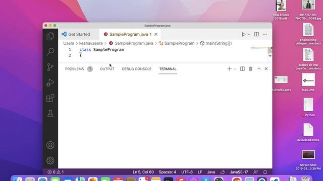 Java Program Compilation and execution in VS Code смотреть онлайн