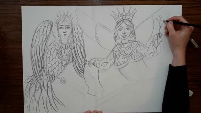 Урок 4. Птицы Сирин и Алконост смотреть онлайн