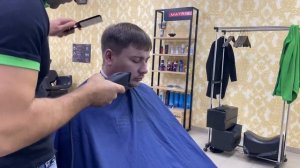 Мужская стрижка 476#стрижка без ножниц