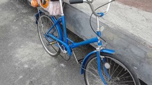 Купил себе складной велосипед Салют-с