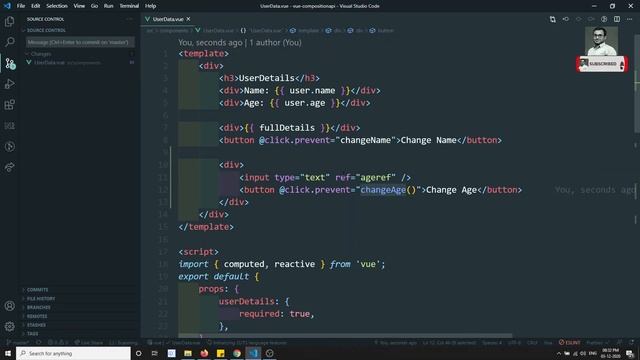 109. Understand Template Ref & Reactive ref in the Composition API in Vue js 3 | Vue 3. смотреть онлайн