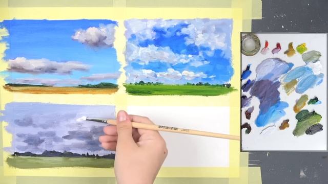 4 способа нарисовать кучевые облака быстро и просто. смотреть онлайн