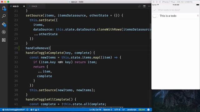 07 egghead react add a remove item button to each row with react native touchableopacity смотреть онлайн