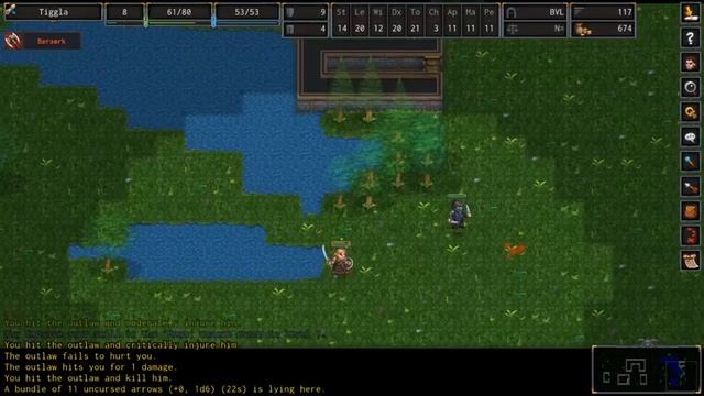 Let's Play Ancient Domains of Mystery ADOM 3.0.5 ep. 3 смотреть онлайн