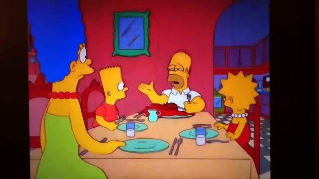Homer Eats Lobster