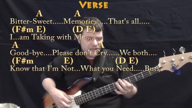 I Will Always Love You (Dolly Parton) Bass Guitar Cover Lesson in A with Chords/Lyrics смотреть онлайн