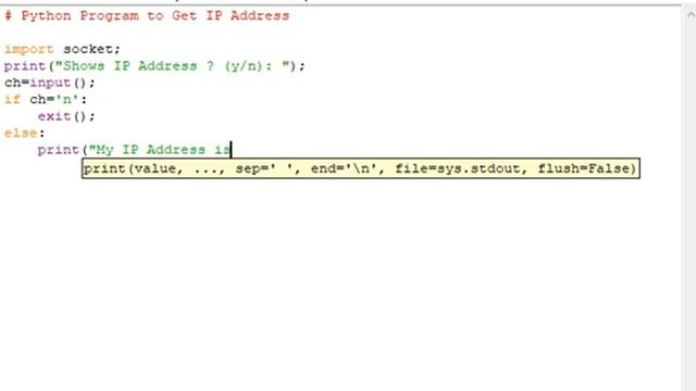 Python Program to Get IP Address смотреть онлайн
