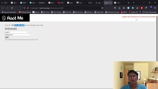 HTTP - IP restriction bypass | Web - Server | Root Me | CTF смотреть онлайн