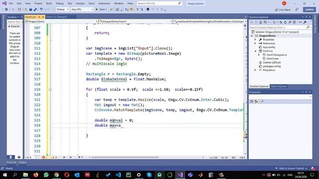 Emgucv # 37: Multi-Scale Template Matching смотреть онлайн