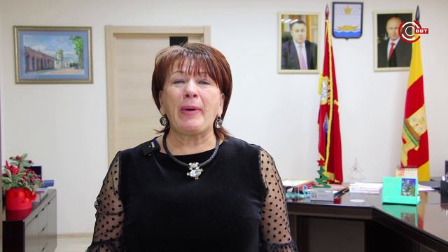 Поздравление Главы ВГО Натальи Рощиной с Новым Годом 2022 смотреть онлайн