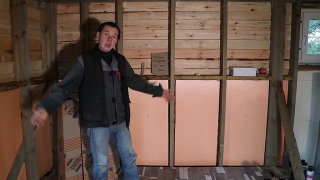 Утеплили первый этаж дома , не дожидаясь зимних морозов! смотреть онлайн