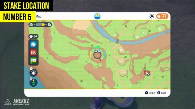 Pokemon Scarlet And Violet - How To Get Legendary Pokemon Chien Pao & All 8 Yellow Stake Locations