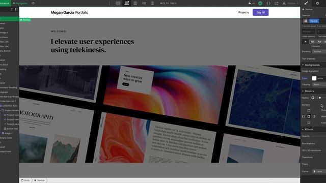 Redesign from dark to light — Build a custom portfolio in Webflow, Day 12 смотреть онлайн