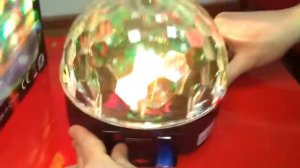 Светодиодный диско-шар с пультом дистанционного управления