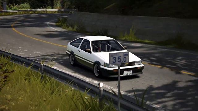 Toyota Ae86 Levin turbo on Sadamine touge смотреть онлайн